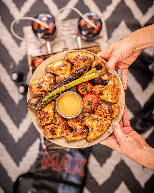 Chicken Wings with Sriracha Sauce